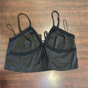 Love Tree Women’s Tank Top Large Adjustable Straps Black